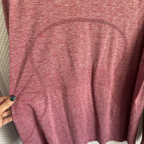 Lululemon Swiftly Tech Long Sleeve 2.0 Silverescent Size 18 Plus - Picture 4 of 9